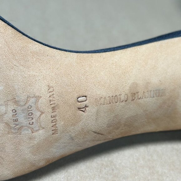 Rare Vintage Manolo Blahnik black high heels - Picture 6 of 6